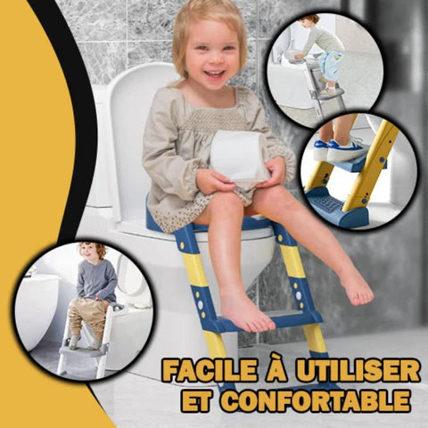 Siège de toilette pour enfants support pliant escabeau
