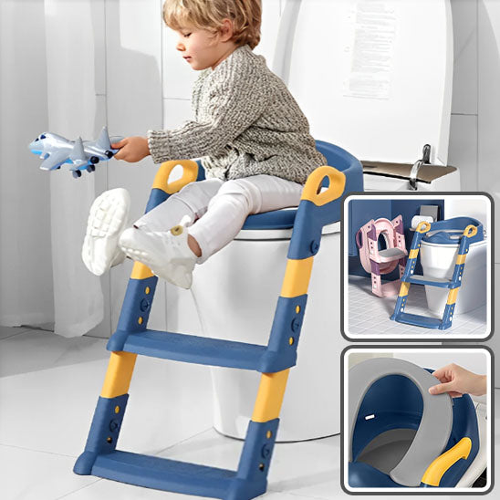 Siège de toilette pour enfants support pliant escabeau
