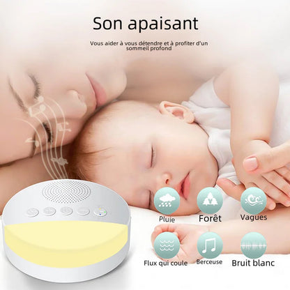 SommeilZen™ Machine à Bruit Blanc & Veilleuse Bébé