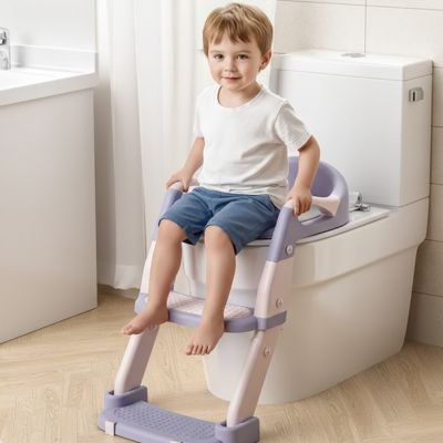 Réducteur de toilette pliable pour enfant vert