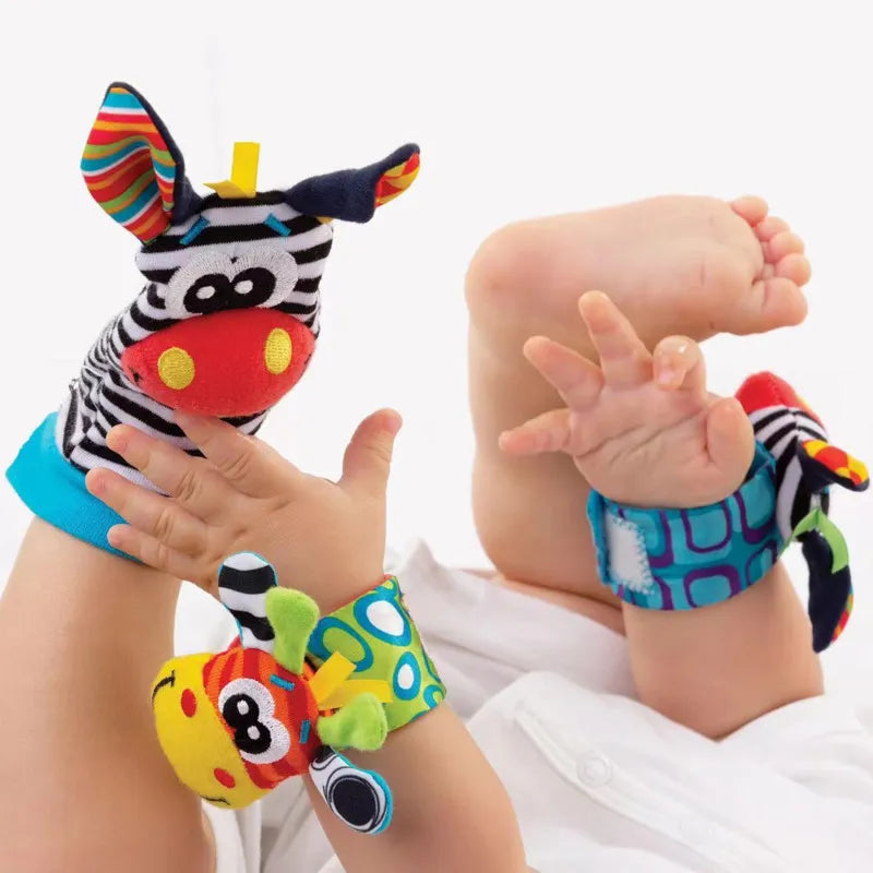 Hochets™ Jouets en peluche doux de poigné et de pied