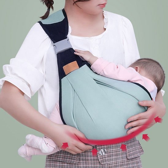 Echarpe de portage bebe dors