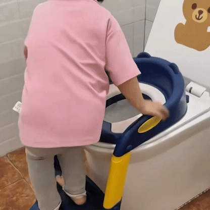 Siège de toilette pour enfants support pliant escabeau