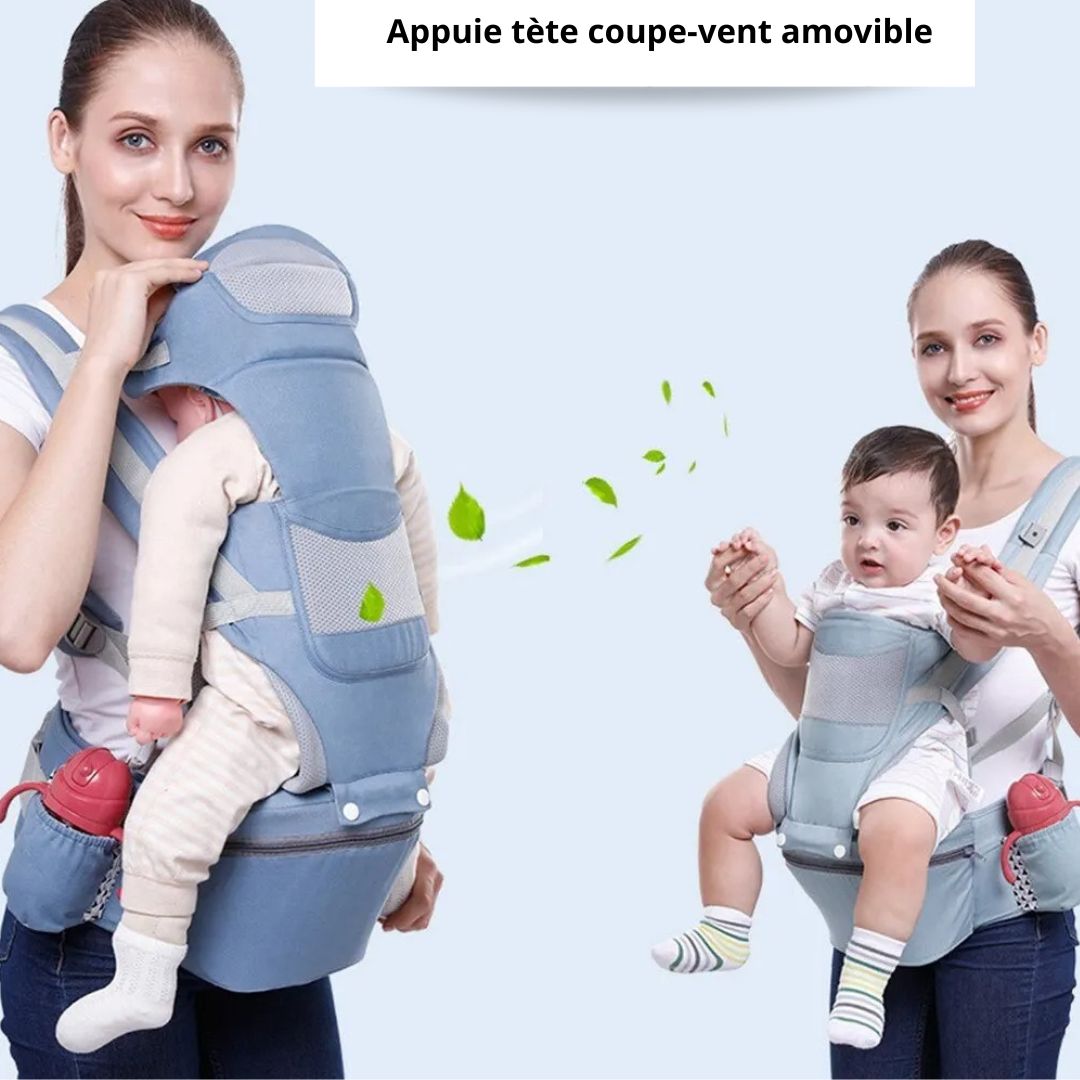 EASYCARRIER™ PORTE-BÉBÉ ERGONOMIQUE 3 EN 1 POUR NOUVEAU-NÉ | BÉBÉ