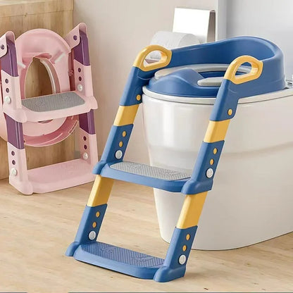 Siège de toilette pour enfants support pliant escabeau
