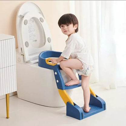 Siège de toilette pour enfants support pliant escabeau