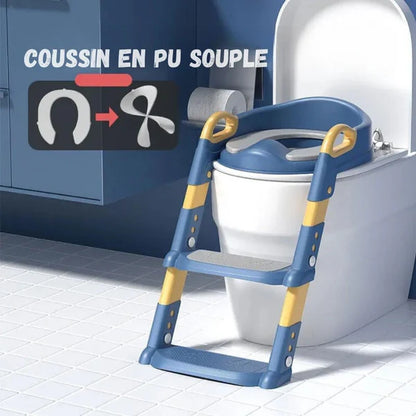 Siège de toilette pour enfants support pliant escabeau