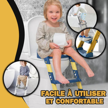 Siège de toilette pour enfants support pliant escabeau