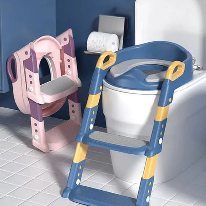Siège de toilette pour enfants support pliant escabeau
