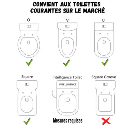 Siège de toilette pour enfants support pliant escabeau