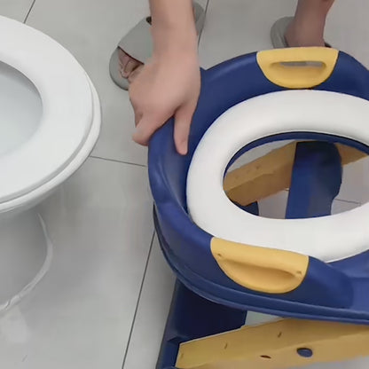 Siège de toilette pour enfants support pliant escabeau