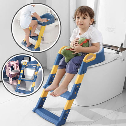 Siège de toilette pour enfants support pliant escabeau