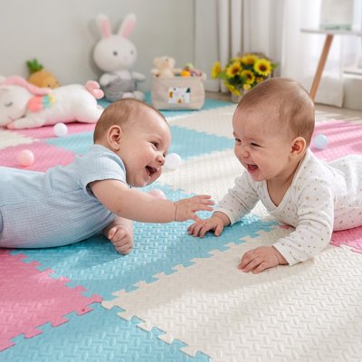 Tapis mousse puzzle